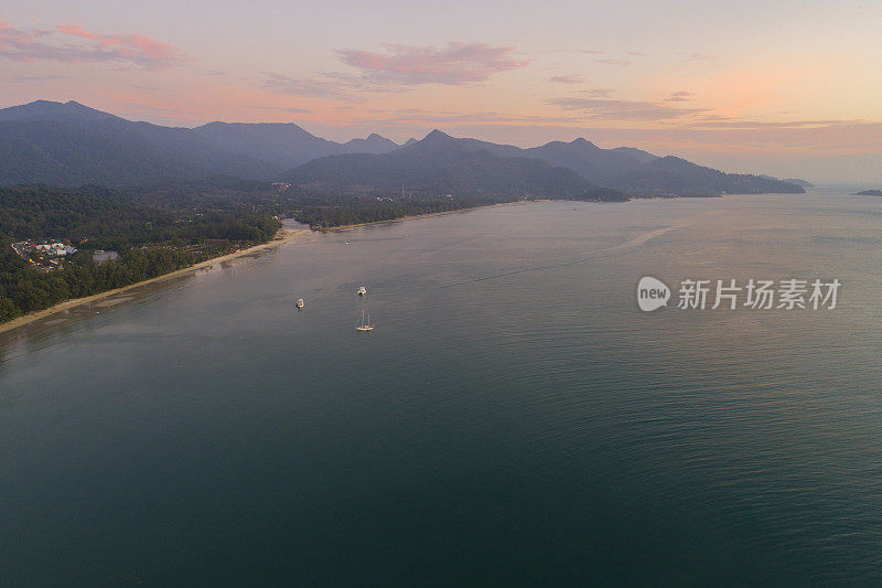 无人机拍摄的泰国Koh Chang